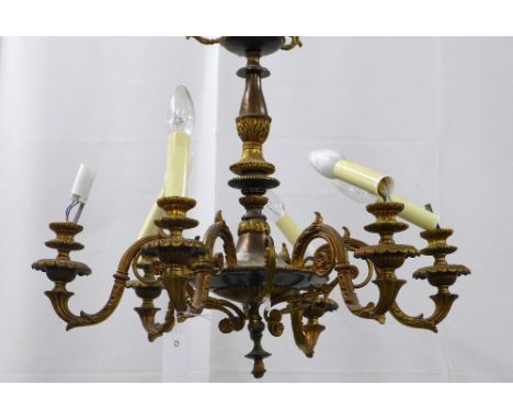 Six branch light fitting / chandelier 