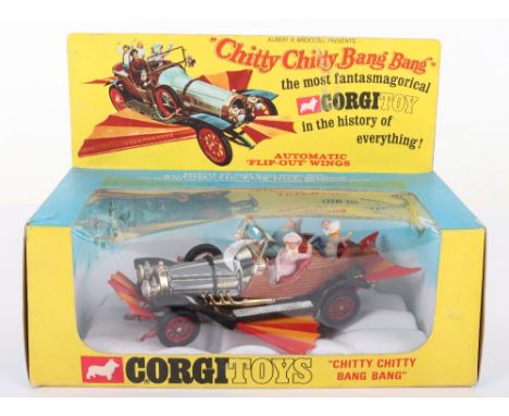 Vintage Competition winner Corgi Toys 266 "Chitty Chitty Bang Bang" complete with "Caractacus Potts, Truly Scrumptious, Jerem