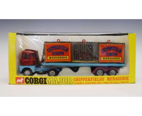 Corgi Major - Boxed diecast model Chipperfields Circus 1139 'Chipperfields Menagerie Scammell Handyman Mk.3 Tractor Unit &amp