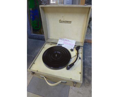 A Convertogram record player