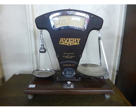 A set of early 20th Century Avery sweet shop scales