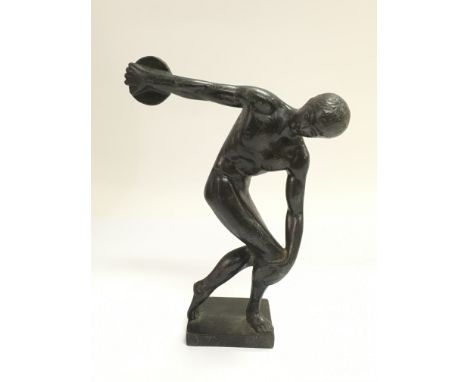 A bronze figure of Zeus, approx height 17cm.