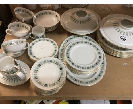 A Royal Doulton Tapestry pattern dinner service. (a lot)