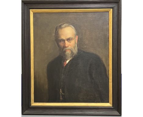 Ernest Stafford Carlos, 1883-1917, R.A and Lambeth School, A Portrait of Frederick Rogers, author of The early environment of