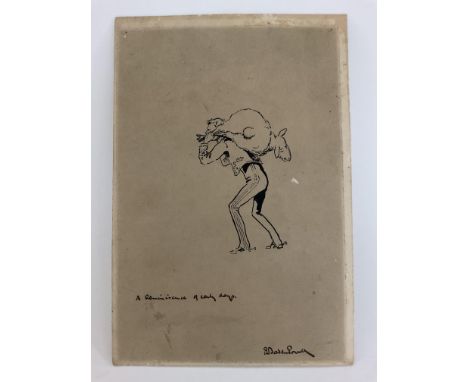 Baden-Powell (Robert, 1st Baron, 1857-1941). Original sketch on board titled Reminiscent of early days. 27 x 18cm.
