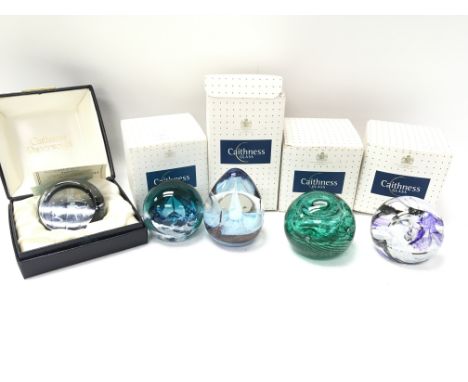 6 X Caithness Paperweights including a Limited Edition. Boxed. (6).