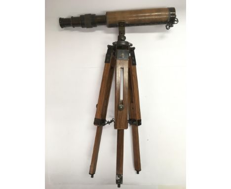 Large Victorian Brass Telescope / Aitchinson and Co. Telescope With Tripods  and Accessories / Library Telescope -  Canada