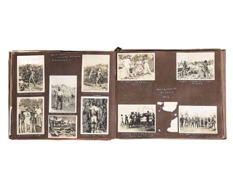 Australia. An album of photographs and tipped-in ephemera, dated 1929, illustrating a motoring tour around Western Australia,