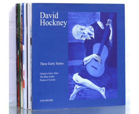 Art. Nineteen Goldmark Gallery catalogues,&nbsp;various dates from to December 2002 to June 2012, including David Hockney Thr