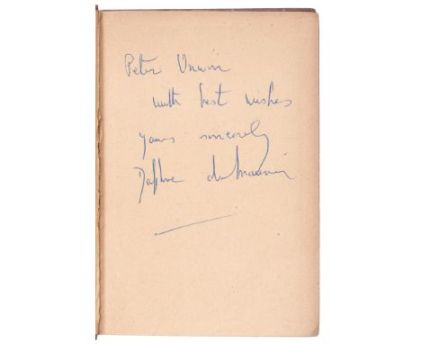 Modern First Editions and other Literature.&nbsp;Signed and Dedicated by the Author, Du Maurier (Daphne), The Loving Spirit, 
