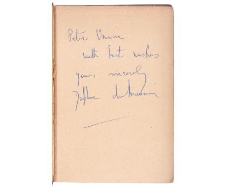 Modern First Editions and other Literature.&nbsp;Signed and Dedicated by the Author, Du Maurier (Daphne), The Loving Spirit, 