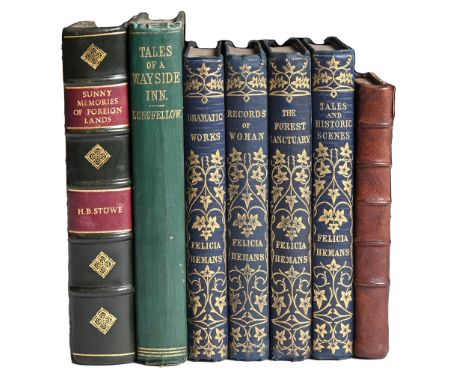 Hemans (Felicia),&nbsp;four volumes, comprising Dramatic Works, Records of Woman, The Forest Sanctuary, and Tales and Histori