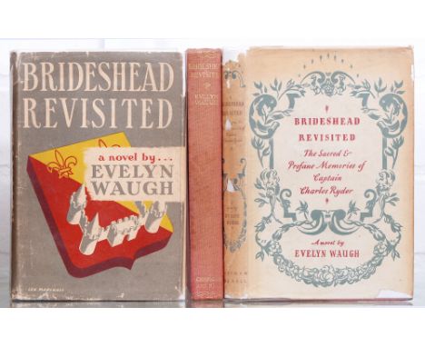 Waugh (Evelyn),&nbsp;Brideshead Revisited, first edition, London: Chapman &amp; Hall Ltd., 1945, original cloth, 8vo, the Cha