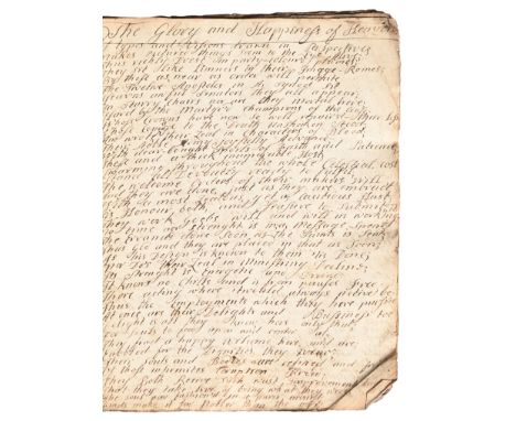 The Memory of Puritanism and Presbyterianism in the Reign of George II. A mid-18th century ink manuscript commonplace book, 4