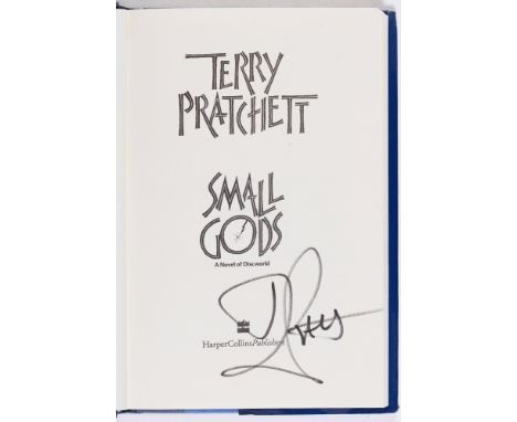 Miscellaneous. Pratchett (Terry), Small Gods: A Novel of Discworld, signed by the author, first US edition, Harper Collins, 1