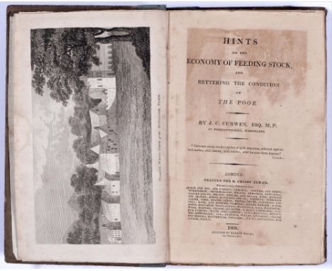 Curwen (John Christian, Esq., MP),&nbsp;Hints on the Economy of Feeding Stock, and Bettering the Condition of the Poor, first