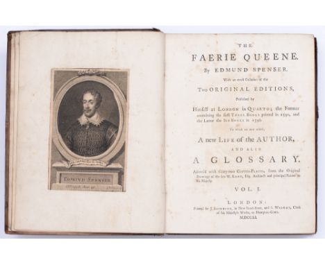 Spenser (Edmund), The Faerie Queene. With an exact Collation of the Two Original Editions [...], To which are now added, A ne