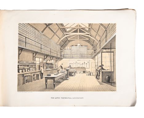 Agriculture.&nbsp;Drawings and Plans of the Lawes Testimonial Laboratory, Rothamsted, Herts., [London]: F. Dangerfield, Lith[