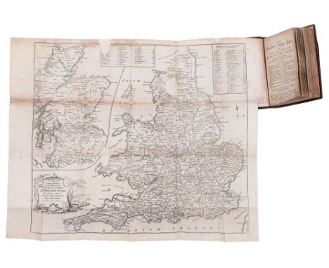Cartography. Ogilby &amp; Morgan,&nbsp;The Traveller's Pocket-Book [...], twenty-third edition, London: Printed for J. Buckla