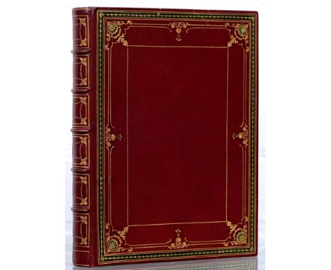 Fine Binding. A 1930s visitors' book, of which only 9pp are inscribed, and strictly to recto in most cases, dated from 1936-3