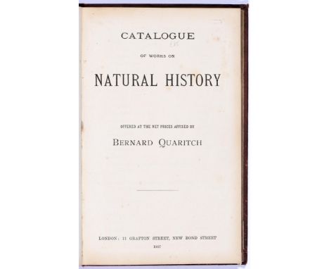Bibliography.&nbsp;Approximately 40 book dealers' catalogues, some auction sales of single-owner collections, including Berna