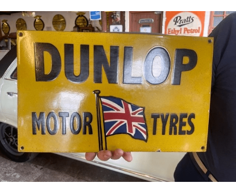 DUNLOP MOTOR TYRES SIGN - REPRODUCTION