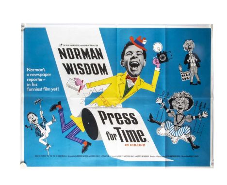 UK Quad Posters / Comedies, eleven UK Quad posters of mainly Comedies comprising three Norman Wisdom (Press For Time, On The 