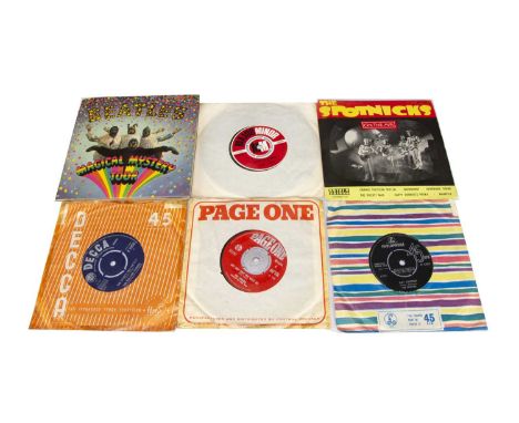 Sixties 7" Singles, approximately ninety 7" Singles and a few EPs, mainly from the Sixties with artists including The Beatles