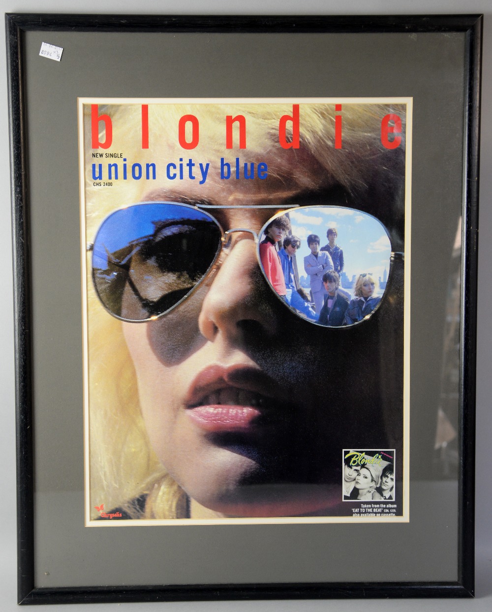 Blondie promo poster for Union City Blue (framed), The Incredible ...