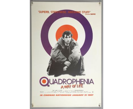 Quadrophenia (R-1997) Double Crown & teaser film poster, music by The Who, Brent Walker, rolled (2).      