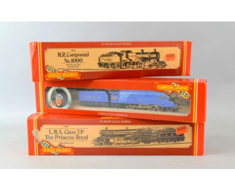 Hornby Railways OO Gauge scale-models, Locos R.355, R.050, The Seagull, all boxed (3)