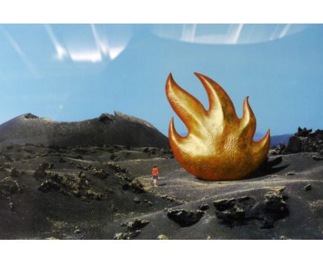 † Storm Thorgerson (British, 1944-2013). 'Audioslave', signed, silkscreen print, Signed, titled in pencil to lower margin, fr