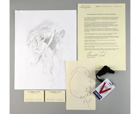 Hannibal (TV Series) Mondo Artists Proof limited edition print 9/27, rolled, 24 x 35 inches, and from production two business