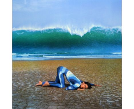 † Storm Thorgerson (British, 1944-2013). 'Deepest Blue', signed, silkscreen print limited edition of 22/375, artwork created 