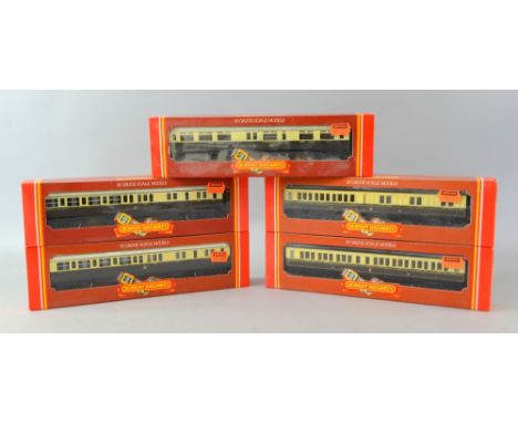 Hornby Railways OO Gauge scale-models, rolling-stock R.357, R.458, R.436, R.435, R.457, all boxed (5)