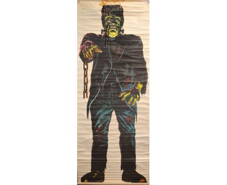 Frankenstein - Early door panel film poster, rolled, 20 x 60 inches.      