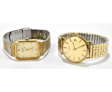 LONGINES; a gentleman's manual wind wristwatch, together with a Avia wristwatch (2)