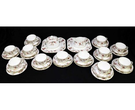 MINTONS; an 'Ancestral' pattern part tea service.