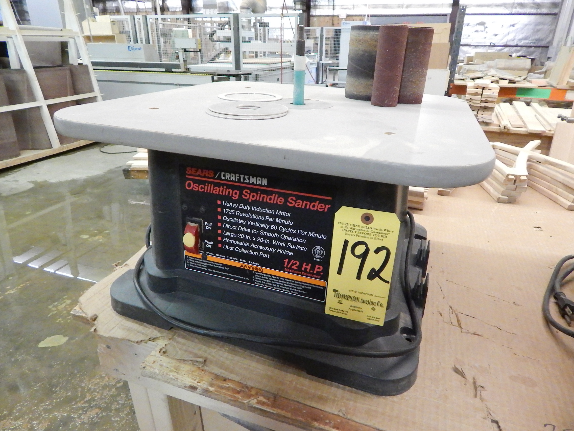 Sears/Craftsman Bench Model Oscillating Spindle Sander