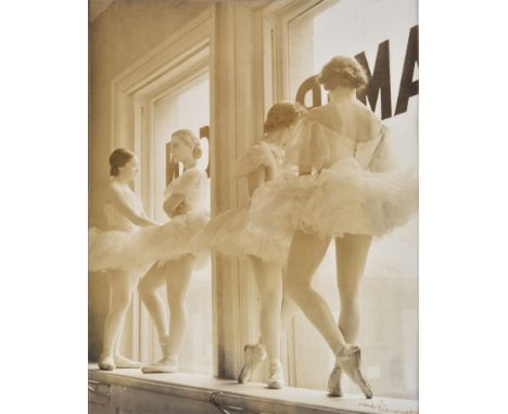 Alfred Eisenstaedt (American/German 1898-1995)   New York Ballet School   Vintage gelatin silver print, 1936   Signed in ink 