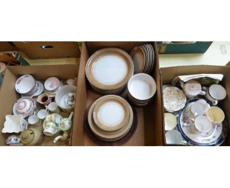 Miscellaneous china including Noritake, Wedgwood, Royal Worcester etc. (3)
