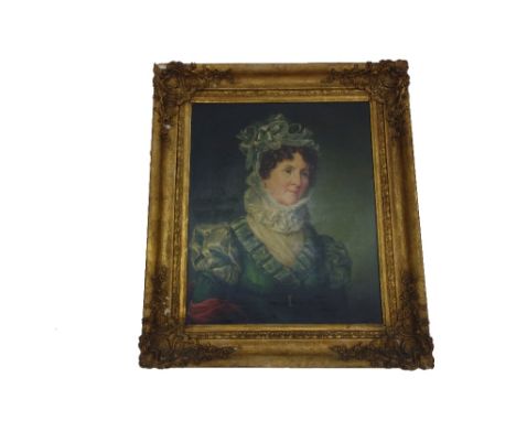 James Bethell (British, fl. 1827-1835), Portrait of a lady, signed and dated 'J Bethell 1825' (lower right), oil on canvas, 6
