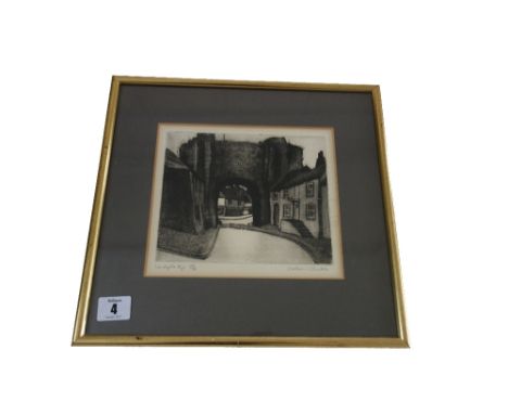 Graham Clarke (British, b. 1941), Landgate Rye, signed in pencil 'Graham Clarke' (lower right) and titled and numbered '54/75