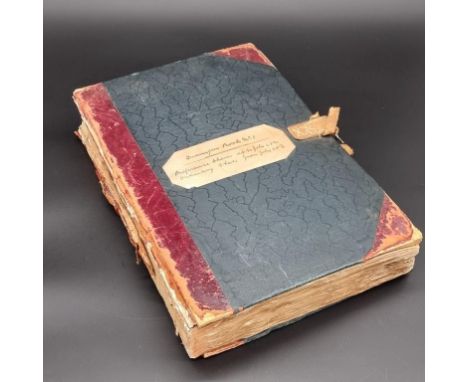 SHARE CERTIFICATES:&nbsp;ledger containing approx 250 preference and ordinary shares issued between 1898-1902, all tipped-ont