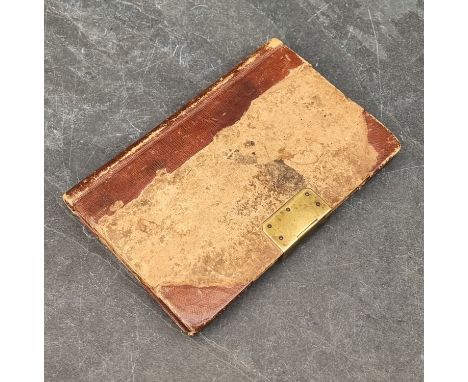MANUSCRIPT RECEIPT BOOK:&nbsp;a volume of numerous handwritten cookery and medicinal receipts, early-mid 19thc and in several