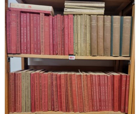 CLIMBING/MOUNTAINEERING:&nbsp;a quantity of periodical publications across 2 shelves, to include The Fell &amp; Rock Journal,