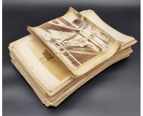 PHOTOGRAPHY:&nbsp;HOLY LAND: a collection of approx 60 albumen-print photographs of the Holy Land, majority backed on card, s