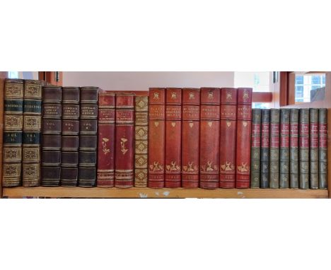 BINDINGS:&nbsp;BOSWELL (James): 'The Life of Samuel Johnson': London, J M Dent, 1925: 3 vols, contemporary half-brown morocco