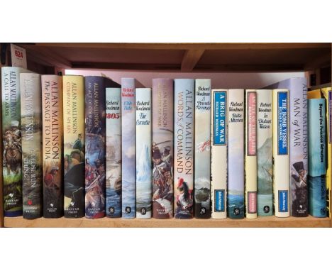 NAPOLEONIC FICTION:&nbsp;a collection of 22 volumes, mostly first editions by authors including Alan Mallinson, Richard Woodm
