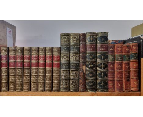 GREEN (John Richard):&nbsp;'History of the English People': London, Macmillan, 1895: 8 vols, contemporary green half-calf, sp